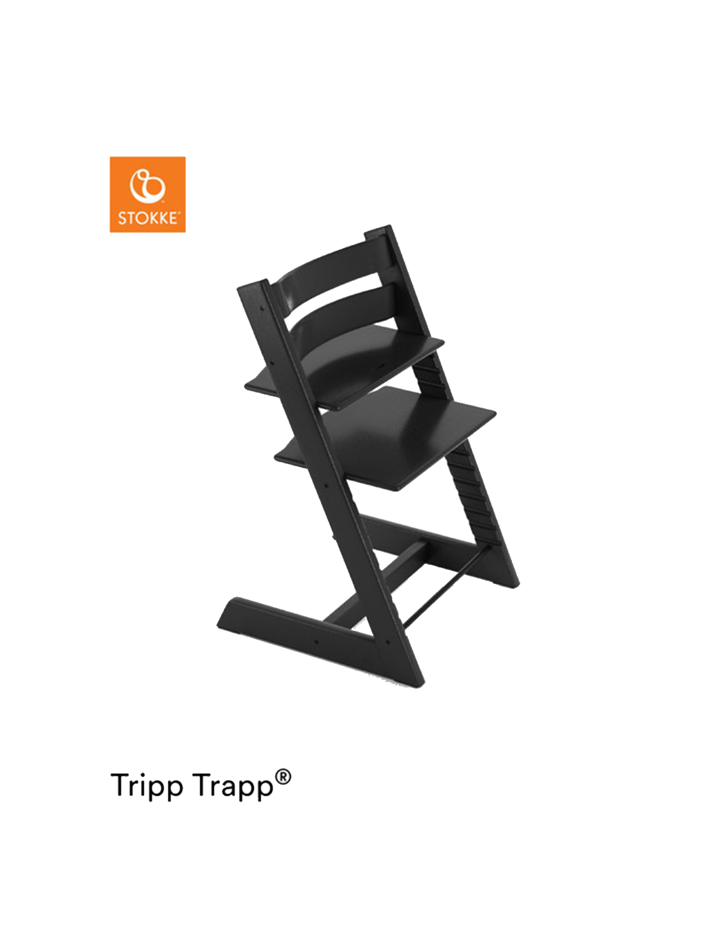 Tripp Trapp growing chair BLACK