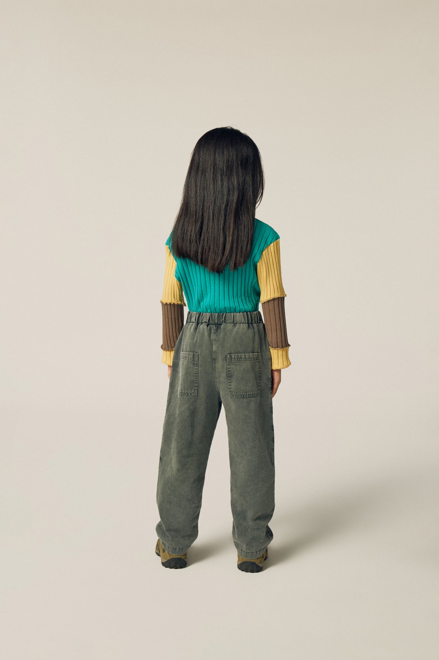 Grey Patches Trousers