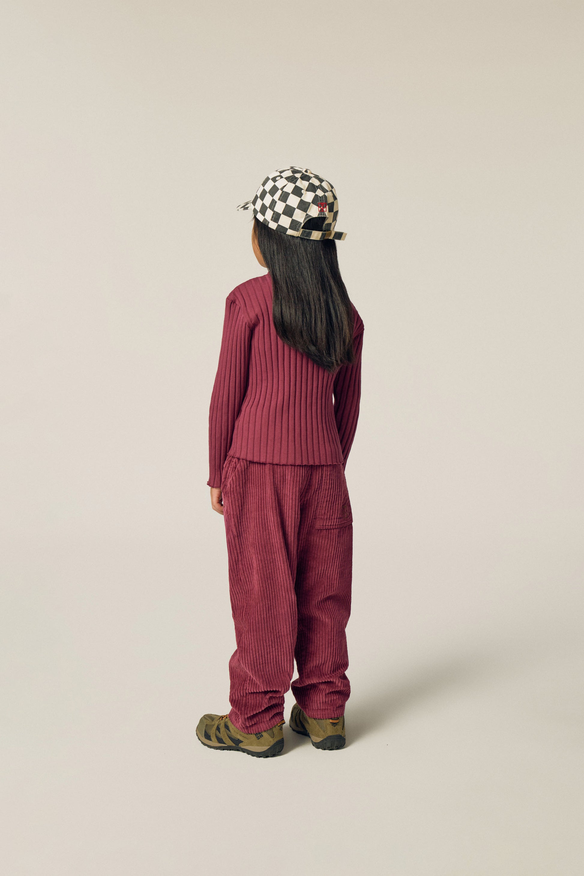 Burgundy Corduroy Trousers BURGUNDY