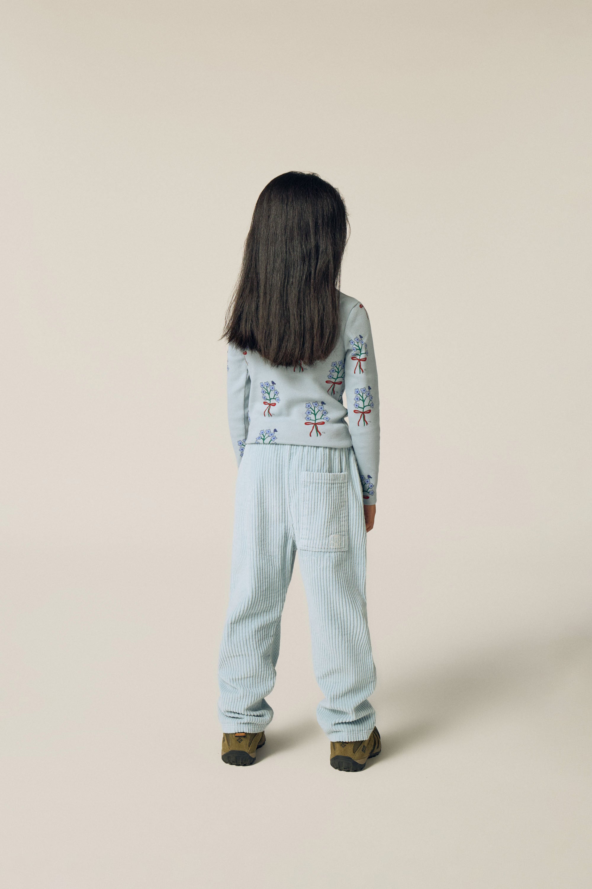 Light Blue Corduroy Trousers LIGHT BLUE