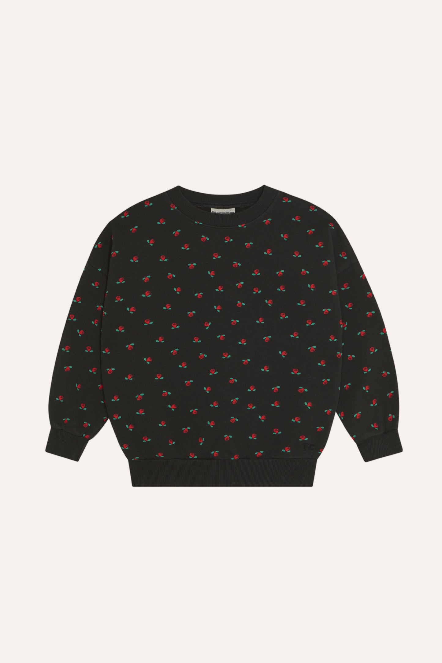 Flowers Grey Sweatshirt