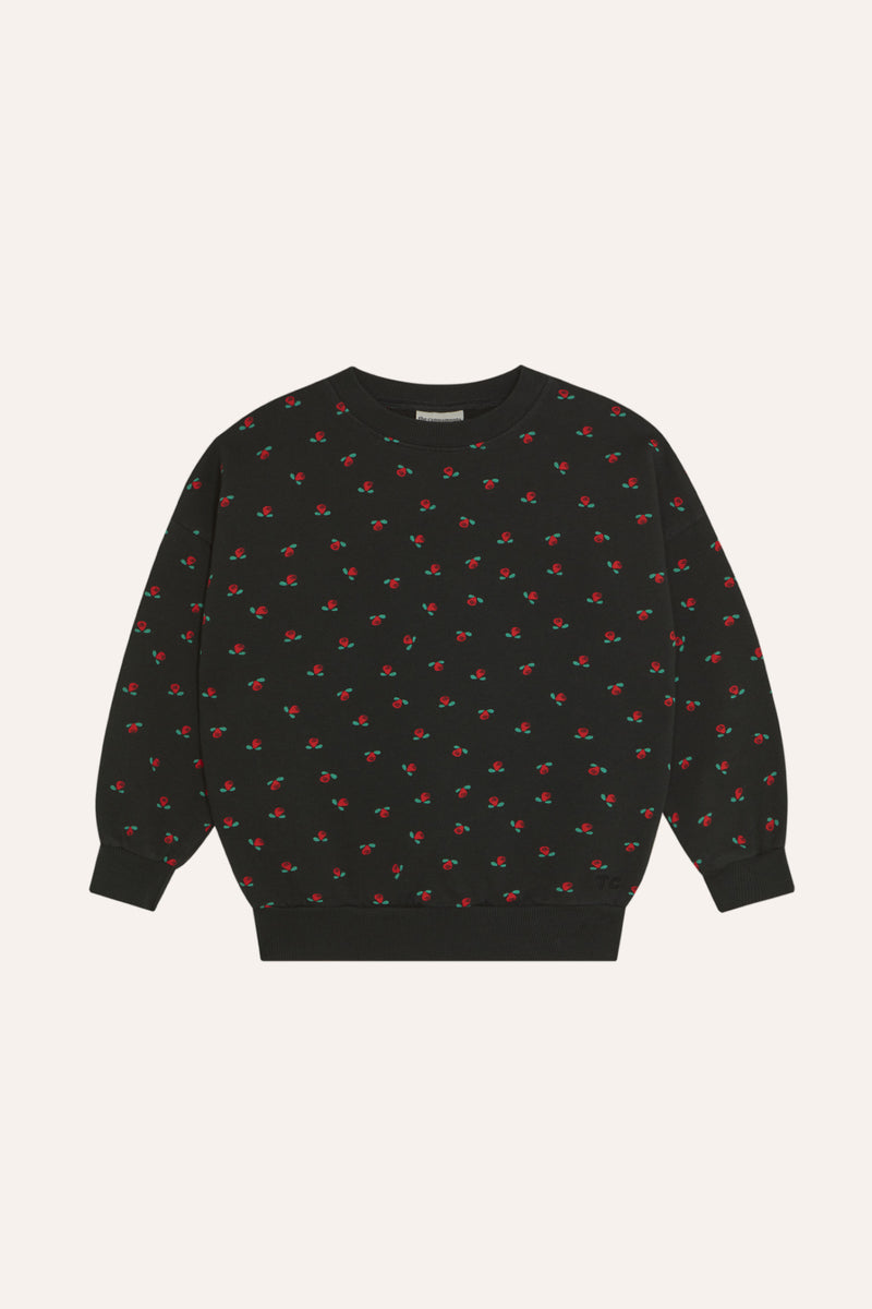Flowers Grey Sweatshirt