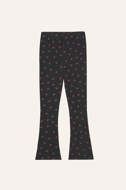 Flowers Flare Leggings GREY