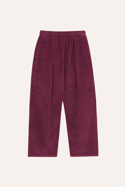 Burgundy Corduroy Trousers BURGUNDY