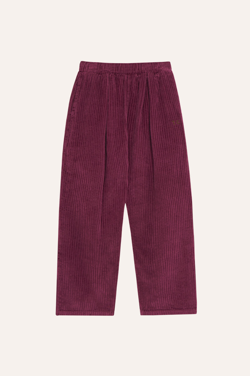 Burgundy Corduroy Trousers