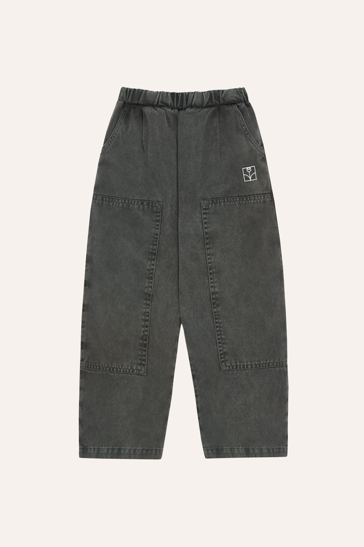 Grey Patches Trousers