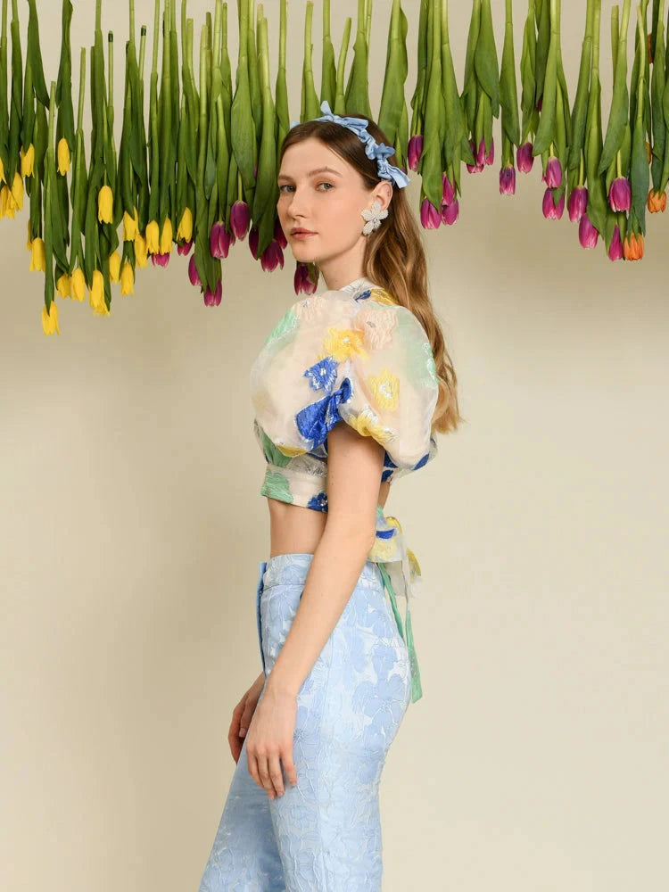 OUTLET Top Fenna Floral Organza S bébé concept BÉBÉ Concept 