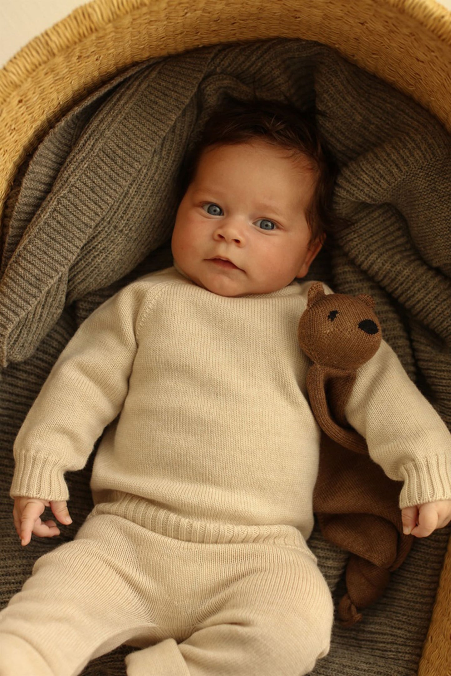 Przytulanka merino Teddy Tokki Mocha