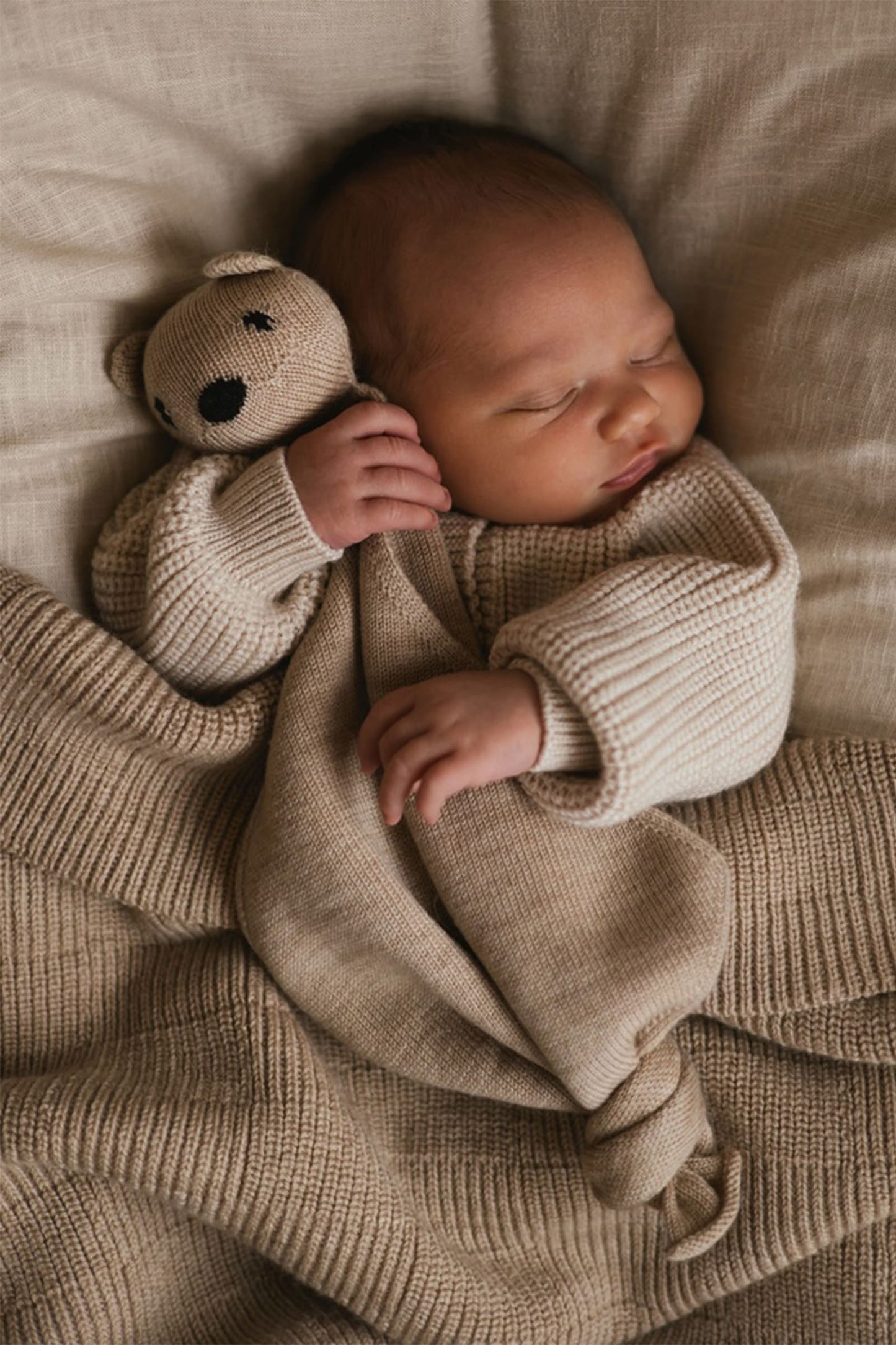 Przytulanka merino Teddy Tokki Sand