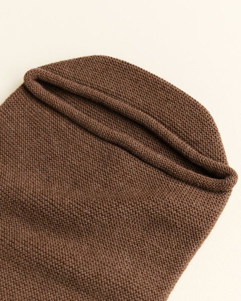 Merino wool cocoon baby blanket MOCHA