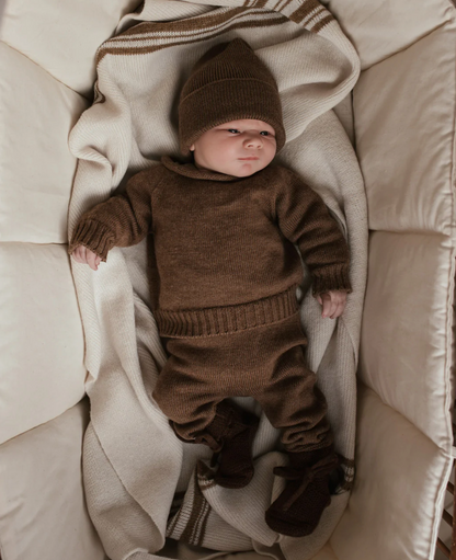 Guido seamless merino wool pants MOCHA