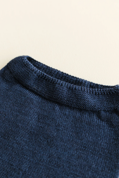 Guido seamless merino wool pants BLUE