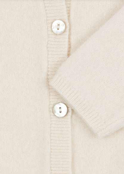 Fanga Savora wool cardigan ANTIQUE WHITE