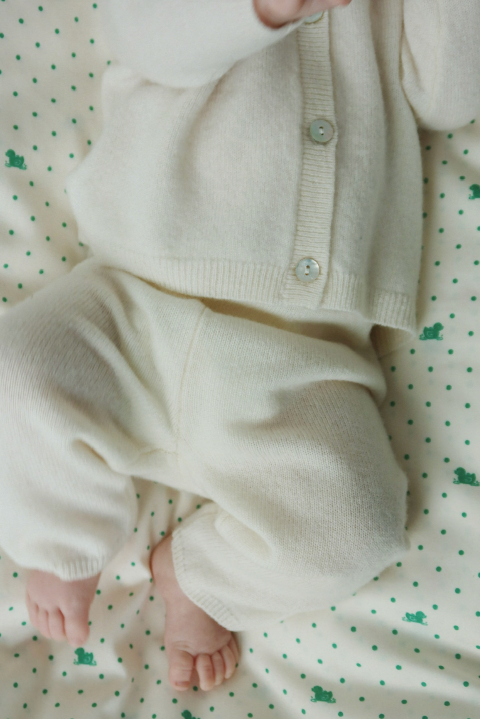 Fanga Savora wool pants ANTIQUE WHITE