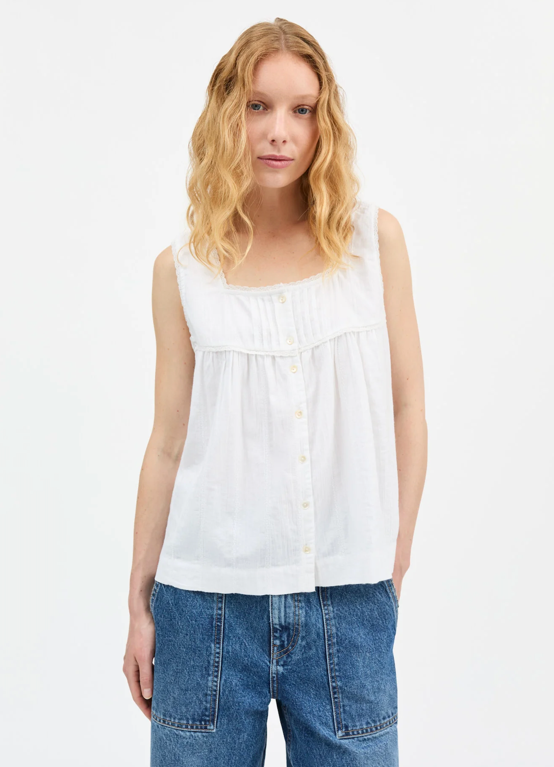 Clea Top OPTIC WHITE