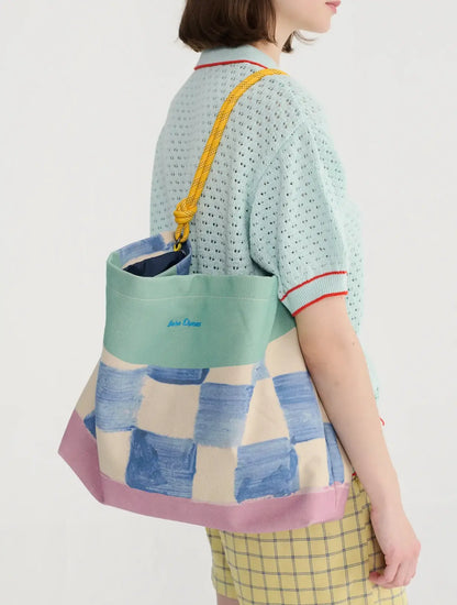 Color block canvas cross-body bag Bobo Choses BEBE Concept 