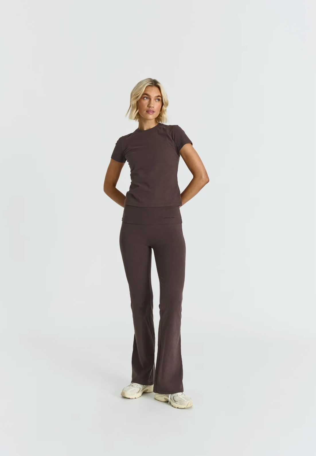 Cotton Yoga Pants ESPRESSO