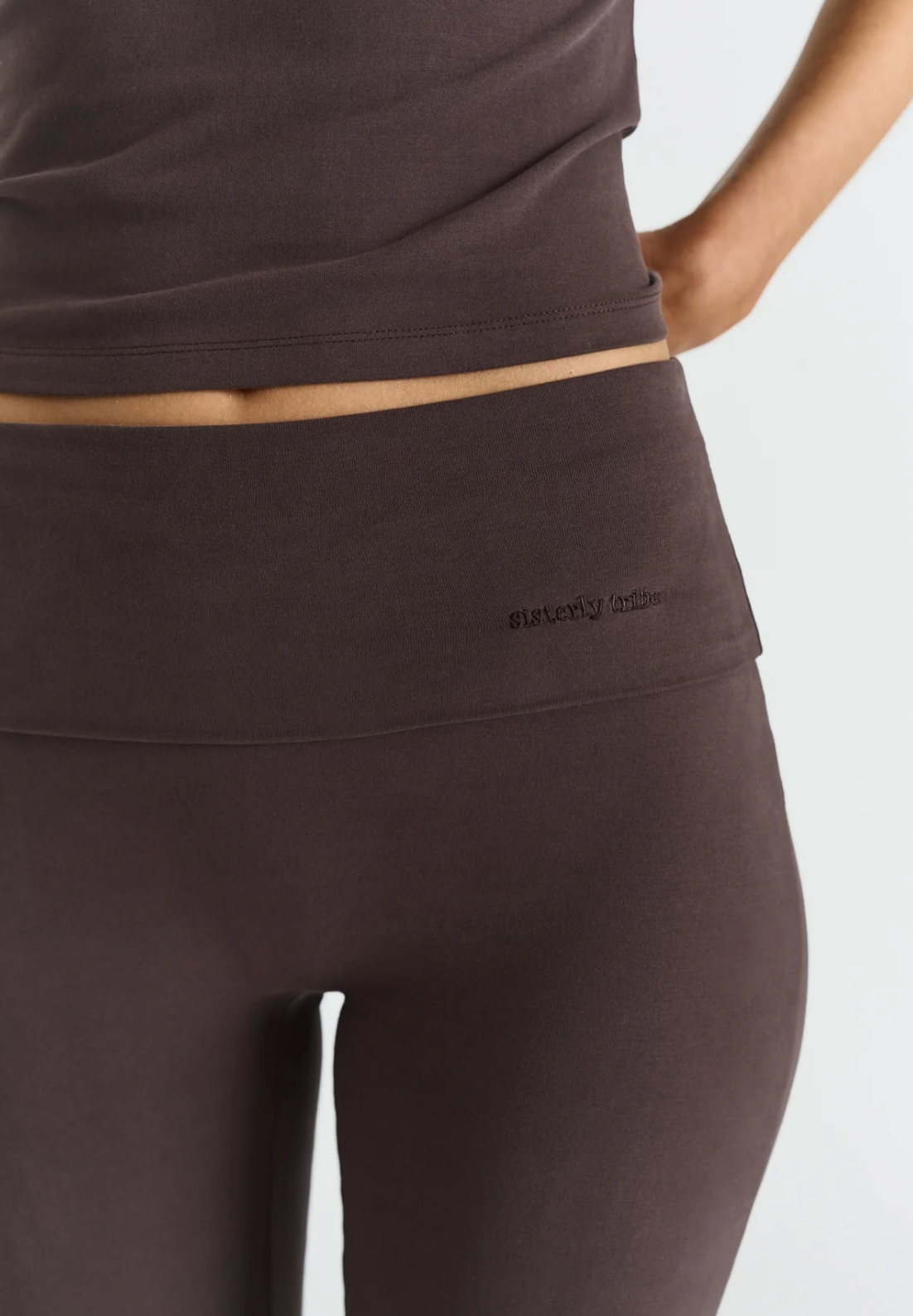 Cotton Yoga Pants ESPRESSO