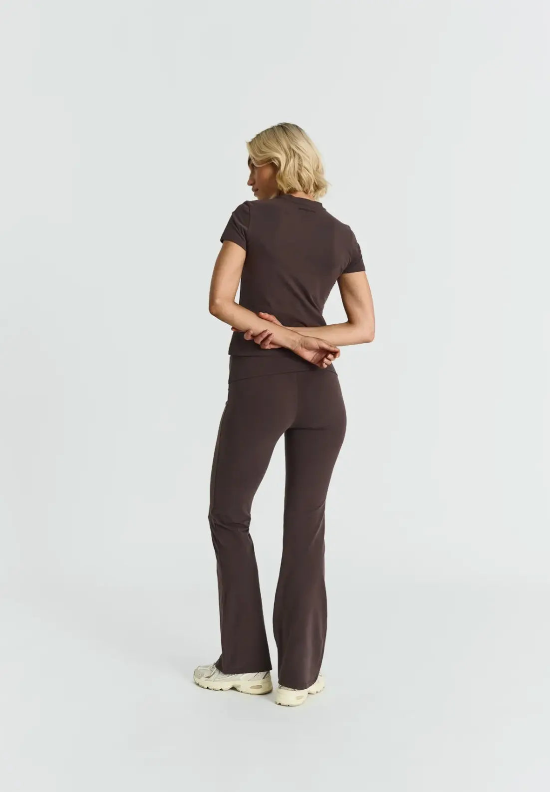 Cotton Yoga Pants ESPRESSO