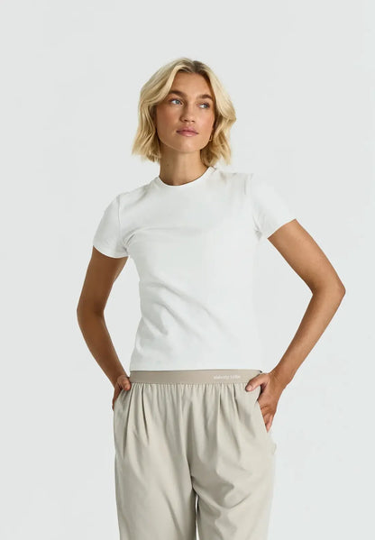 Soft Cozy Cotton Tee OFF WHITE