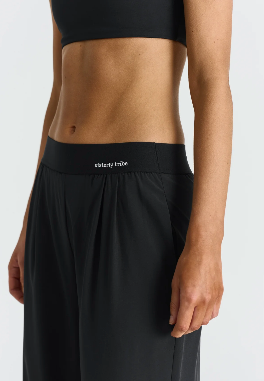 Softflow Wide Pants BLACK