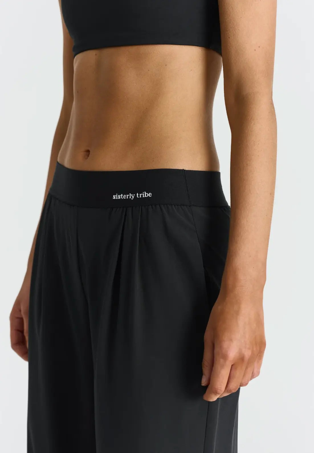 Softflow Wide Pants BLACK