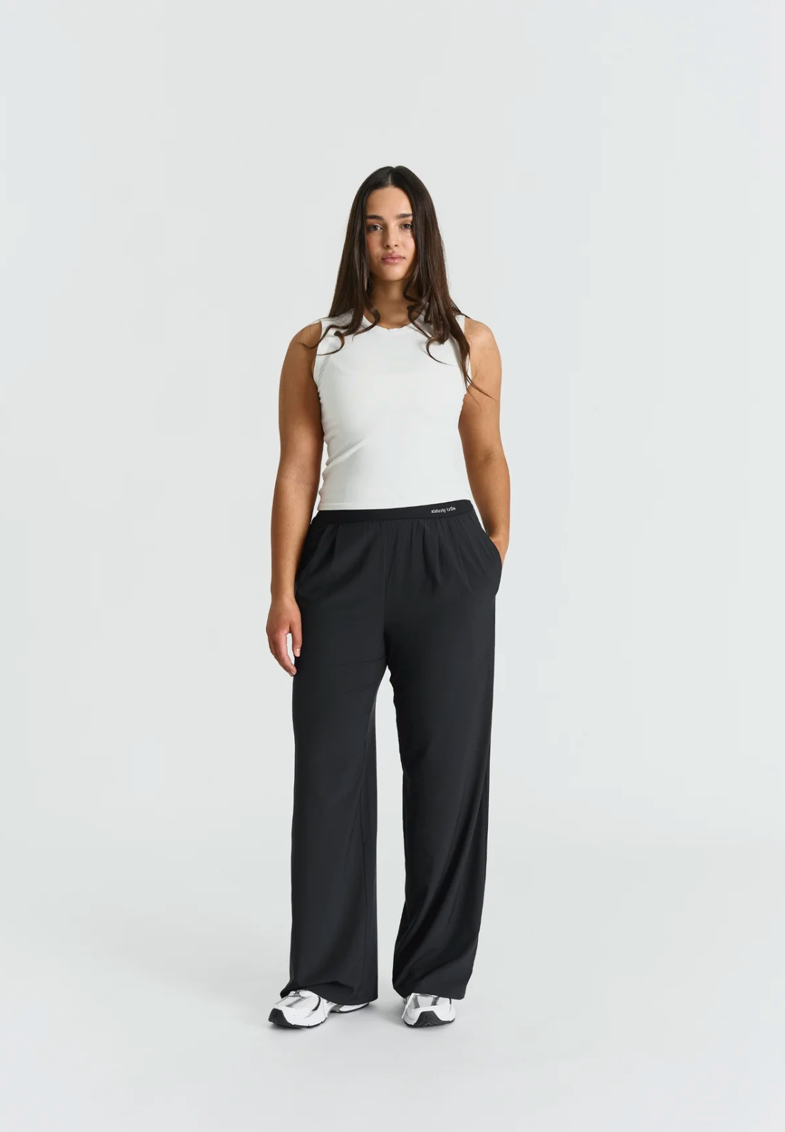 Softflow Wide Pants BLACK