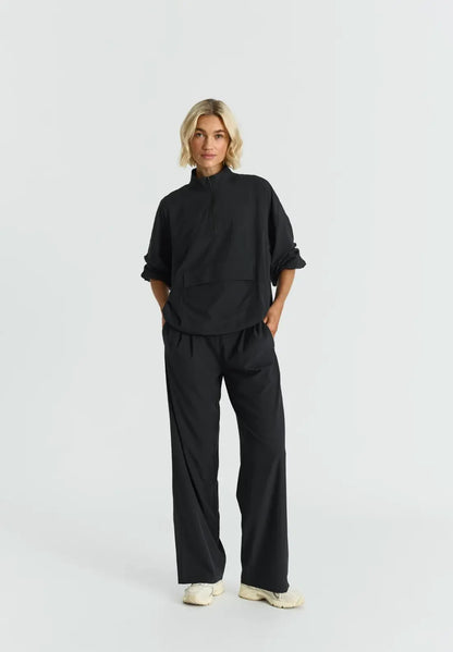 Softflow Wide Pants BLACK