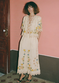 Adonna Embroidery Pants CREAM