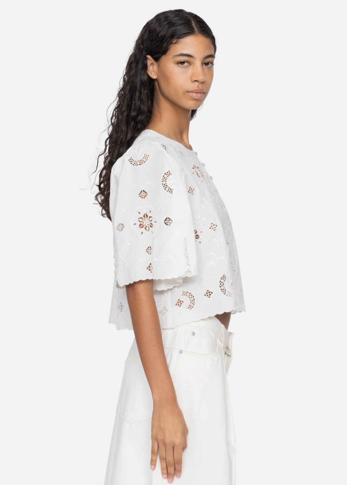 Gardener Embroidery Top