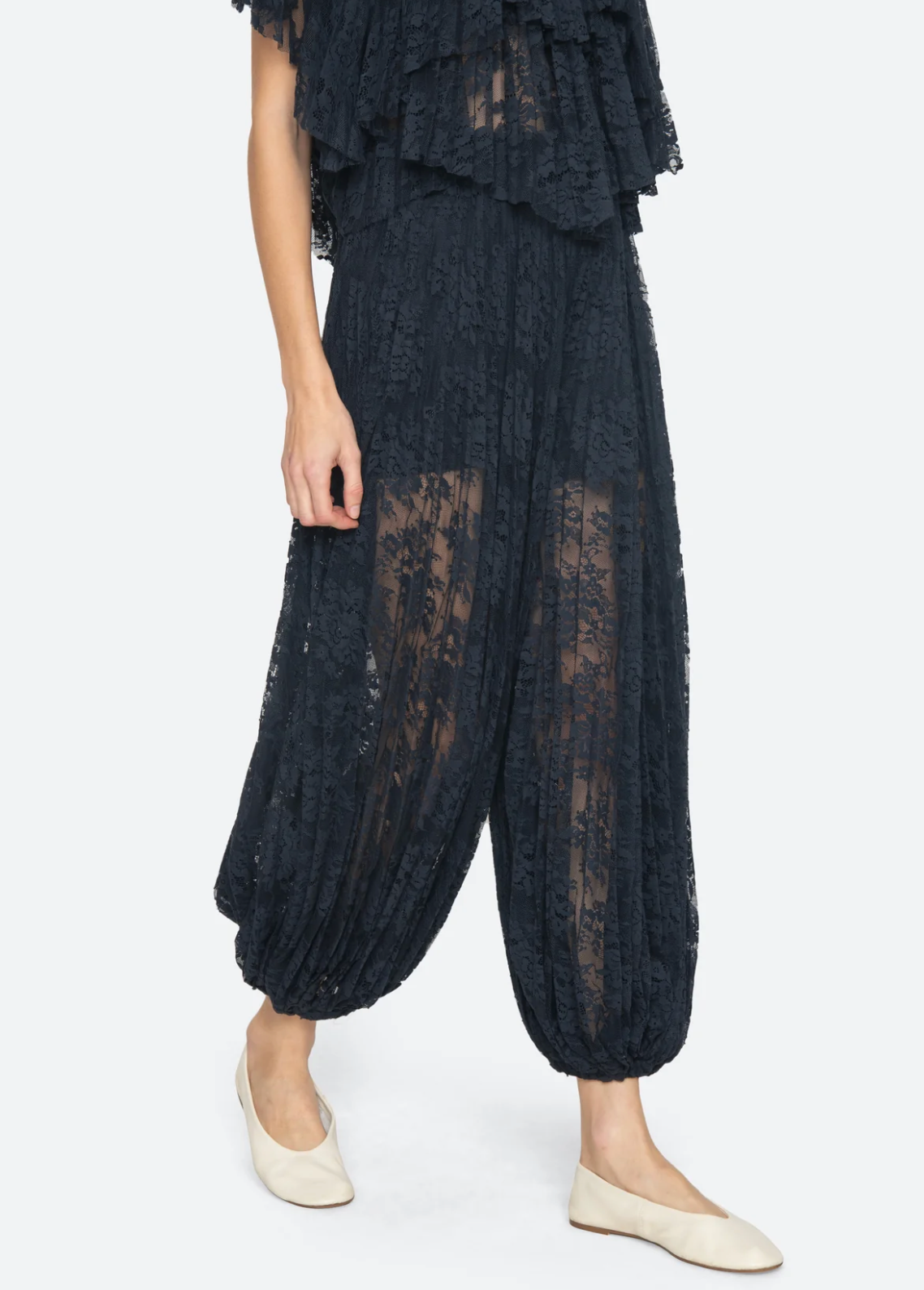 Sharleen Lace Pants NAVY