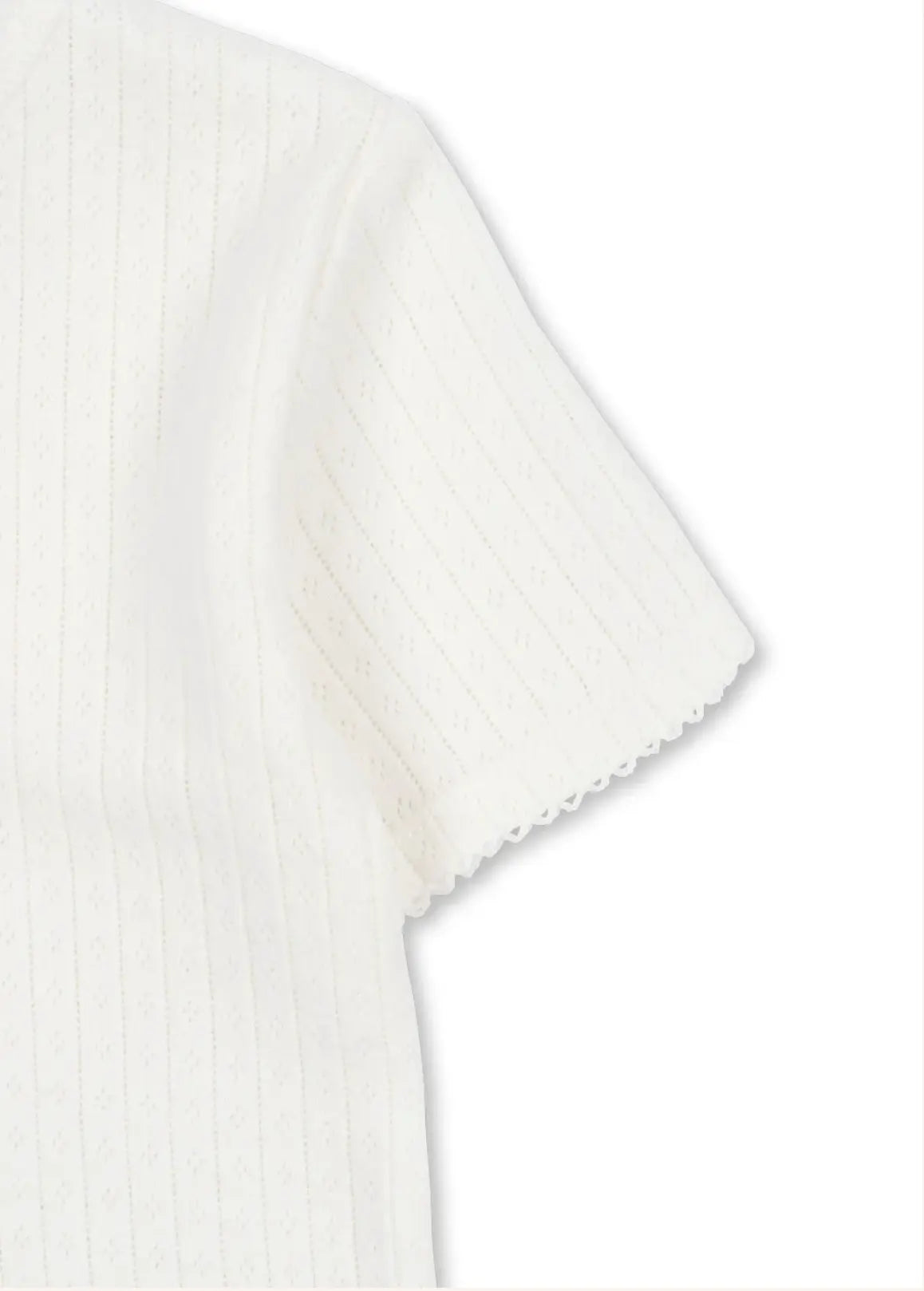 Bawełniana koszulka Minnie pointelle Konges Slojd BEBE Concept 