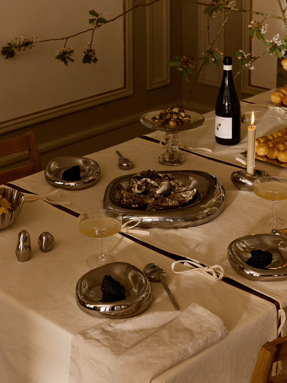Obrus Link Modular Tablecloth PARCHMENT