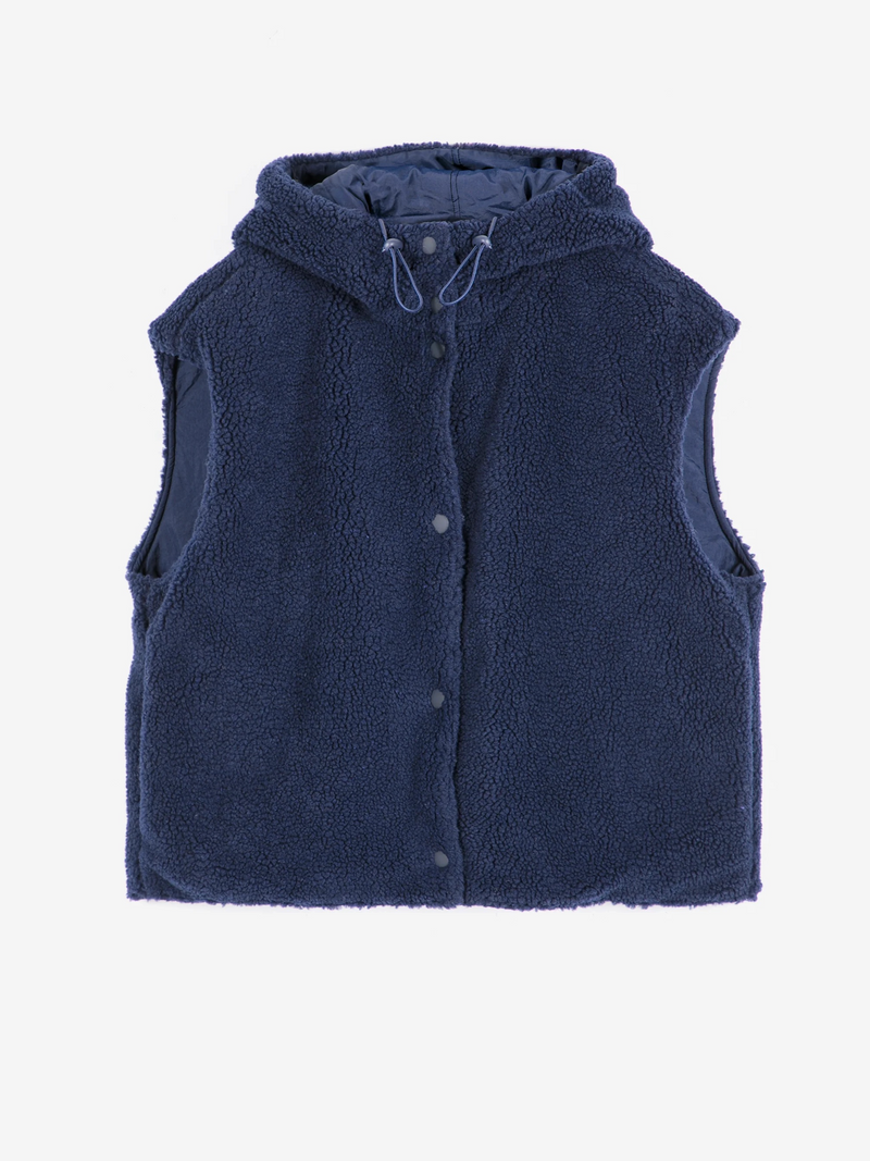 Gilet reversibile in nylon