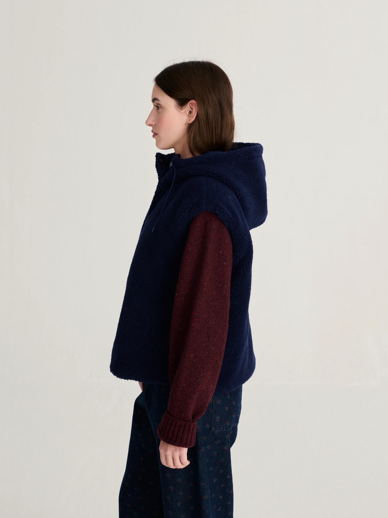 Gilet reversibile in nylon