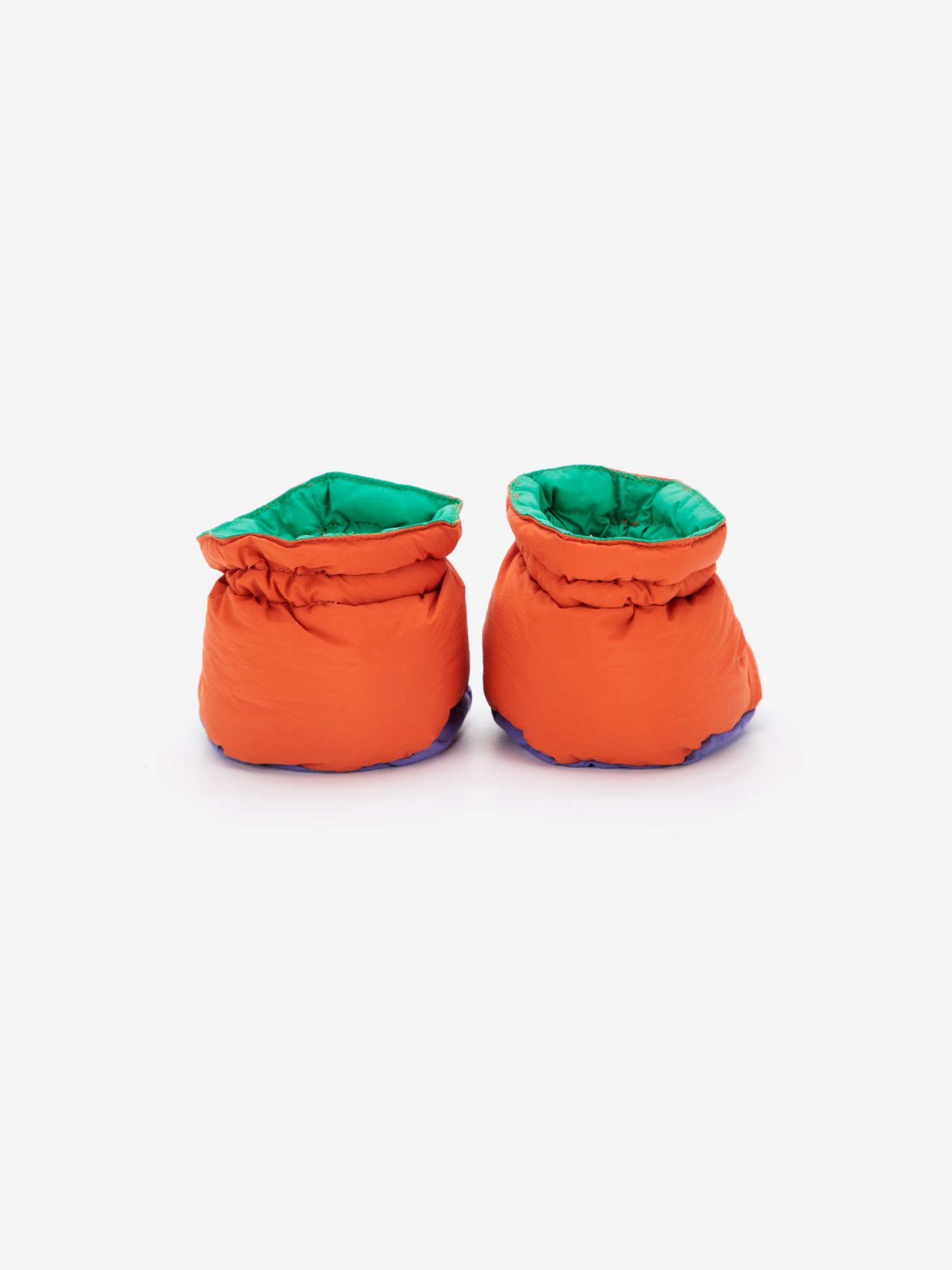 Padded Baby Booties ORANGE