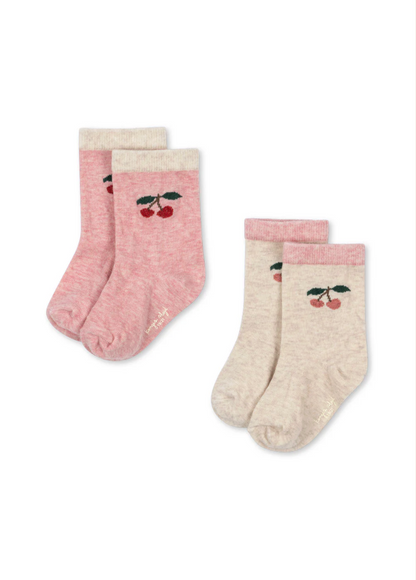 Skarpetki 2 pack cherry socks Konges Slojd BÉBÉ Concept 