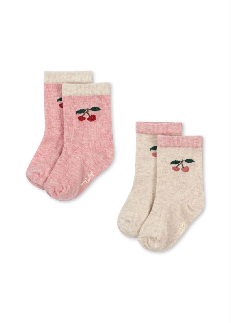 Skarpetki 2 pack cherry socks Konges Slojd BÉBÉ Concept 