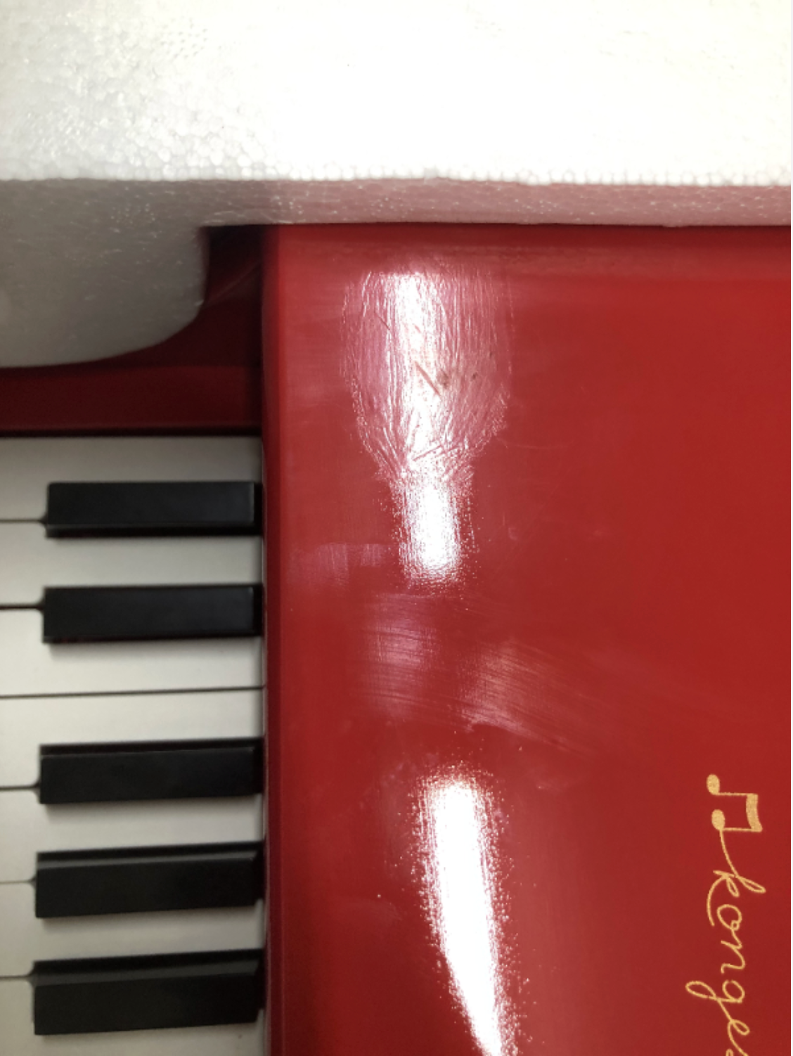 OUTLET Drewniane pianino dla dzieci