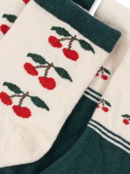 Skarpetki 2 pack jaquard socks Konges Slojd BEBE Concept 