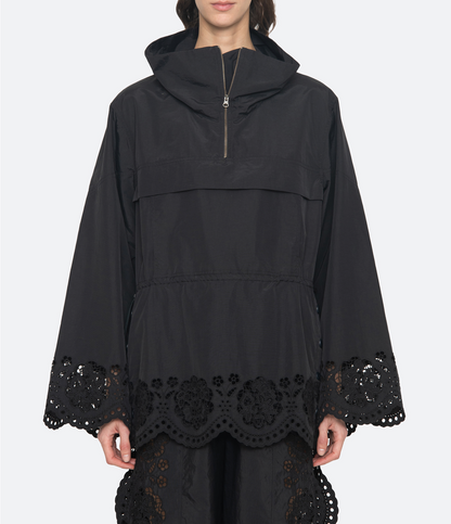Vittoria Eyelet Jacket BLACK