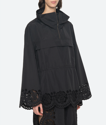 Vittoria Eyelet Jacket BLACK