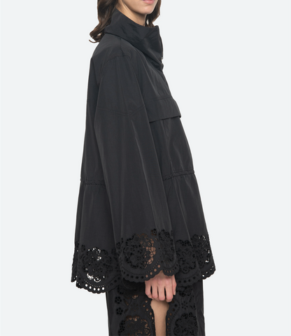 Vittoria Eyelet Jacket BLACK