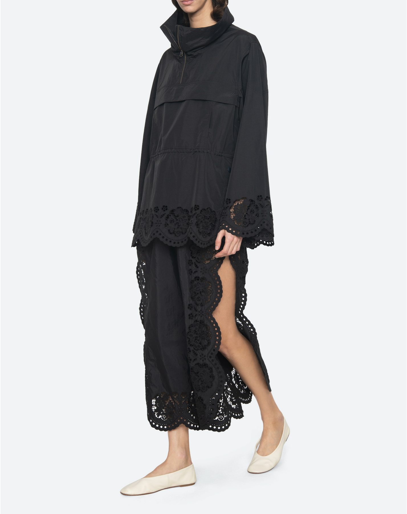Vittoria Eyelet Jacket BLACK
