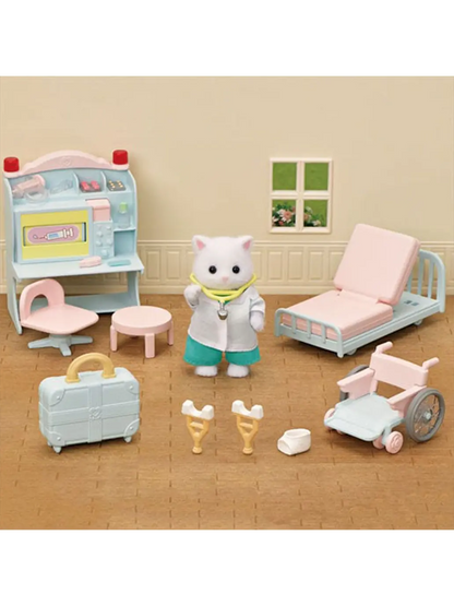 Zestaw u lekarza z figurką Sylvanian Families BÉBÉ Concept 