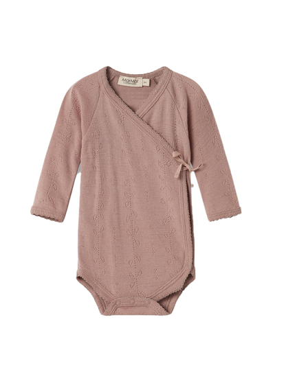 Body kopertowe z wełny merino Belita Pointelle MarMar Copenhagen BÉBÉ Concept 