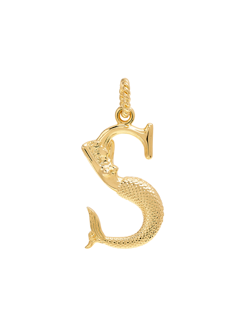 Pozłacana zawieszka Initial Muse Necklace Charm S