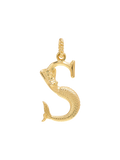Pozłacana zawieszka Initial Muse Necklace Charm S