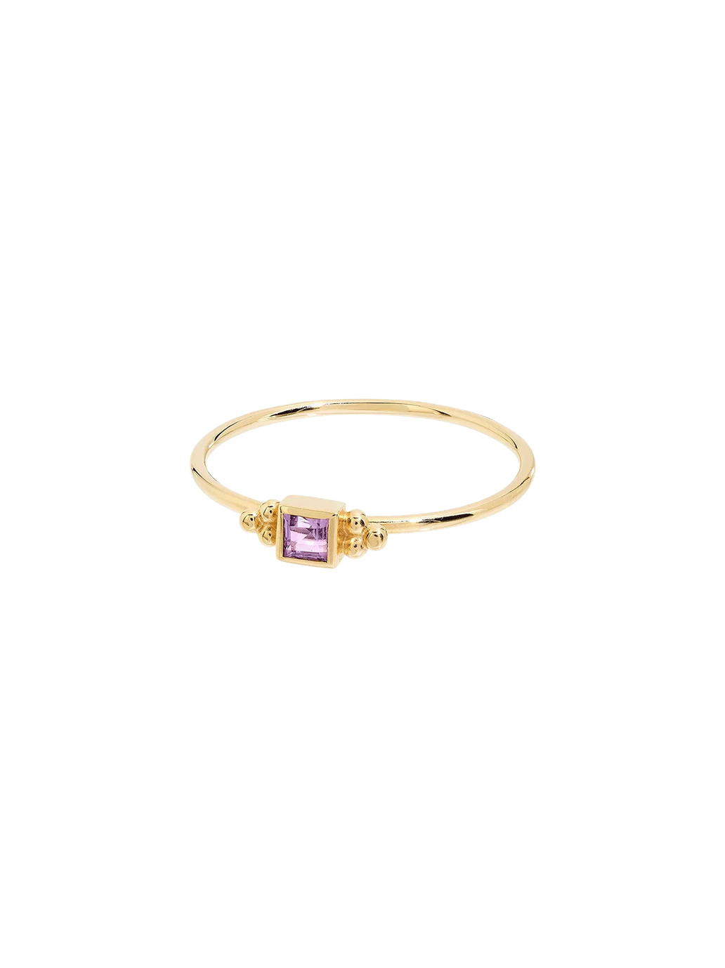 Pierścionek Purple Honeysuckle Ring 14k Gold