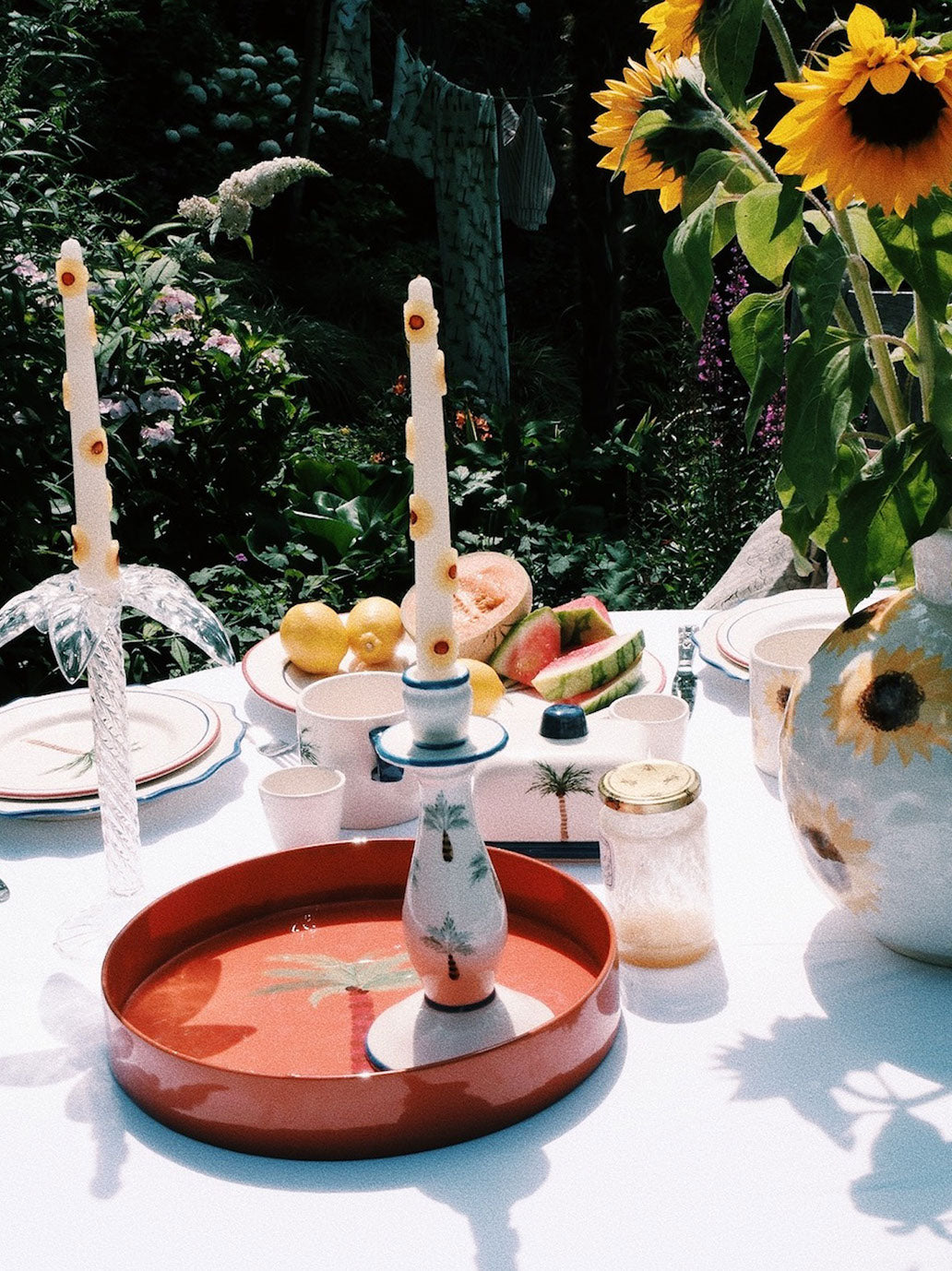 Zestaw dekoracyjnych świec 2-pak Anna + Nina BÉBÉ Concept 